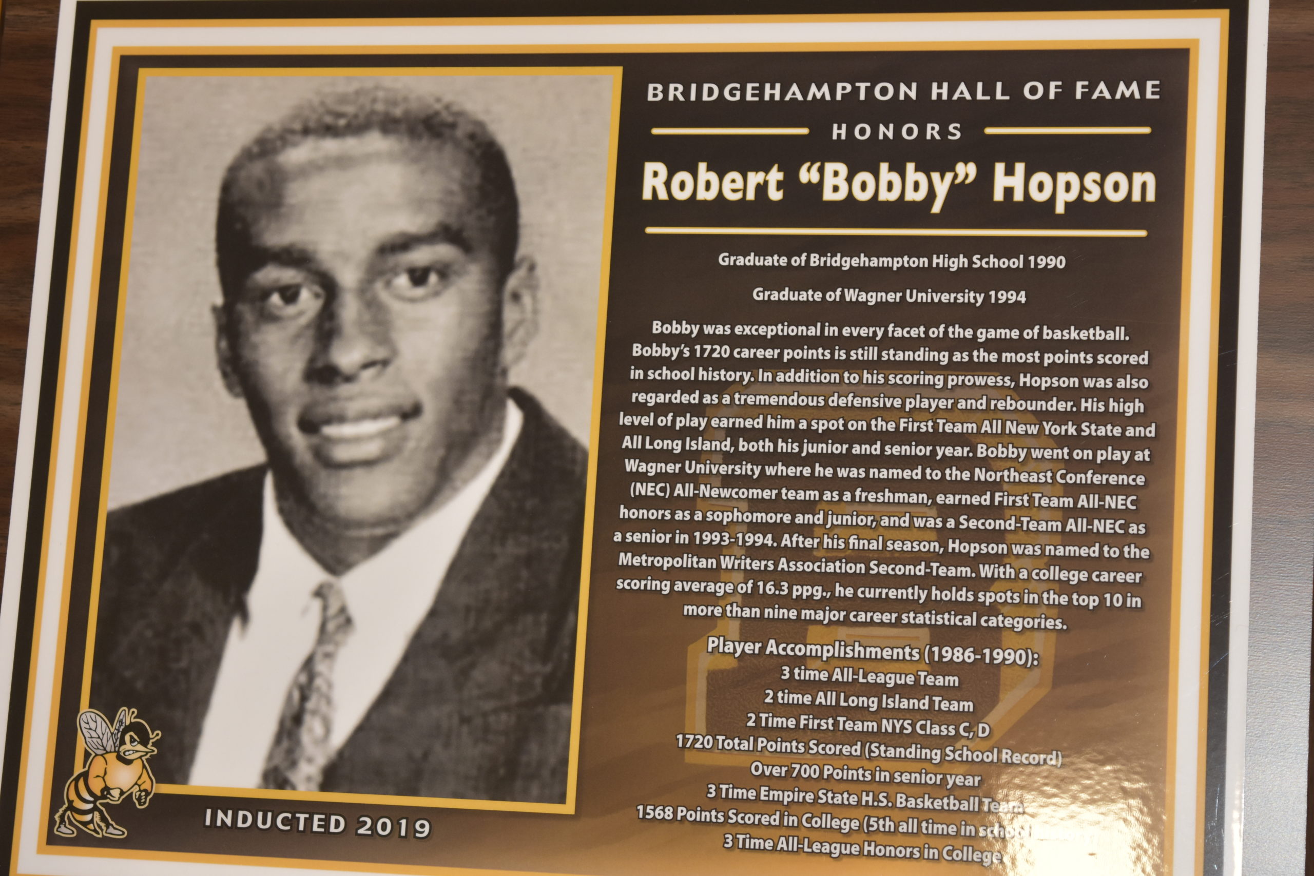 Bobby Hopson is the leading scorer in Bridgehampton boys basketball history.