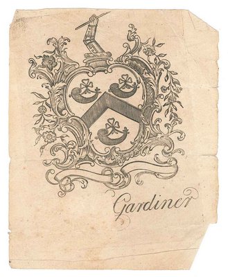  for John Gardiner in the early 1760s. COURTESY BLANCHARD'S AUCTION SERVICES