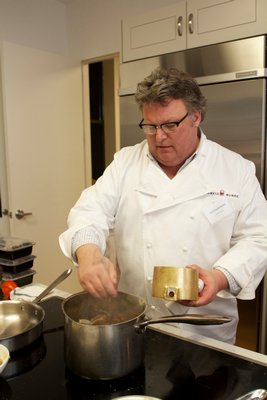 Celebrity chef David Burke has signed on to the La Palestra event to cook a healthy meal for guests. PENELOPE STRAUSS