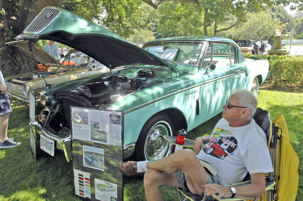 Peter Lee with his 1956 Studebaker.
