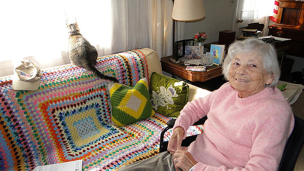 in their Bridgehampton home last week. COLLEEN REYNOLDS