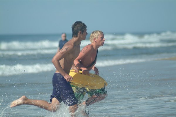 The East Hampton Junior Lifeguard Program held its annual two-day tournament at Indian Wells Beach in Amagansett on Saturday and Sunday