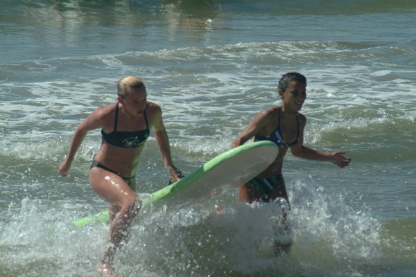 The East Hampton Junior Lifeguard Program held its annual two-day tournament at Indian Wells Beach in Amagan