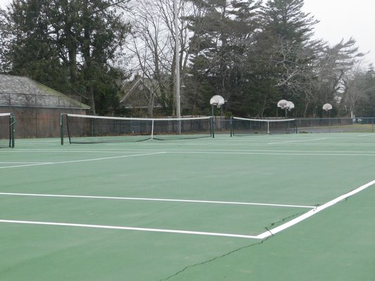 The Village plans to renovate Herrick Park's tennis and basketball courts.  ELIZABETH VESPE