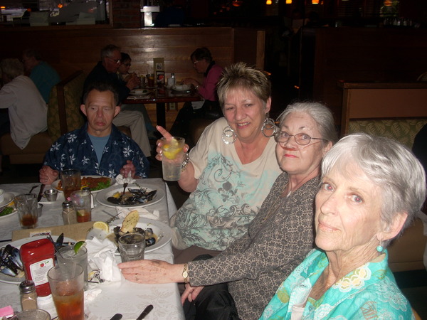  Linda Williams and Connie Adelwerth at the reunion of members of Eastport High School 's class of 1955 that took place recently down in Stuart