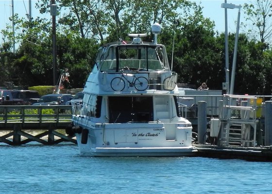 The In The Clutch at Coast Guard Station Montauk on Sunday. KYRIL BROMLEY