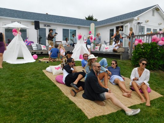 Lyft granted passengers access to a private soiree overlooking the ocean in Montauk over the weekend