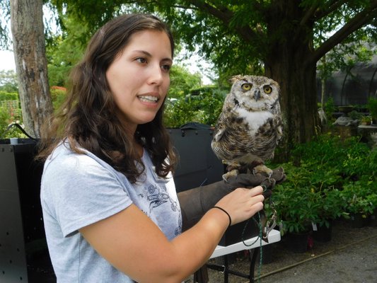 Quogue Wildlife Refuge's Birds of Prey visited Marders on Sunday. Cara Fernandes