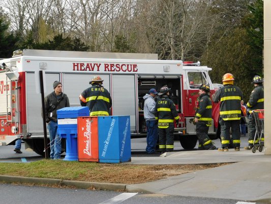 Carbon monoxide was detected at the CVS on Pantigo Road in East Hampton.  ELIZABETH VESPE