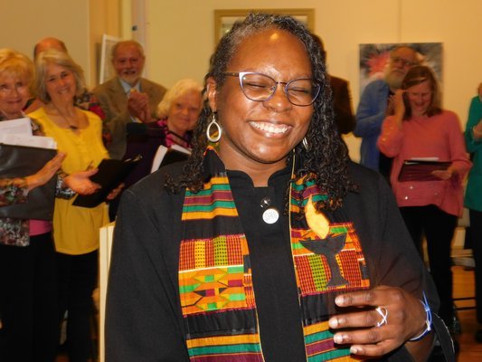 Reverend Kimberly Quinn Johnson became the Unitarian Universalist of the South Fork's 