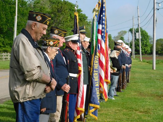 The American Legion Post 419 and the VFW Post 550 honored deceased veterans with memorial services at multiple East End cemeteries.   ELIZABETH VESPE