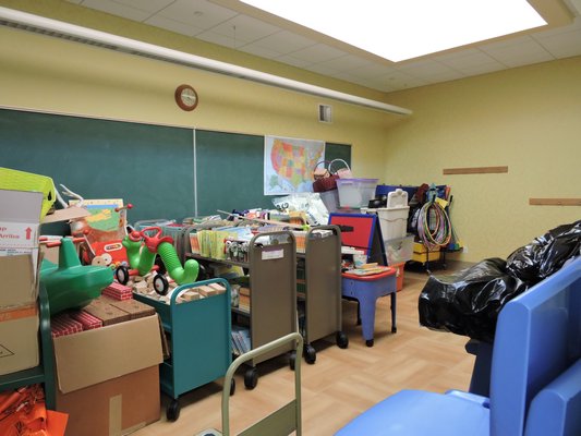 A children's services room that will be renovated into a multi-use area. ELSIE BOSKAMP