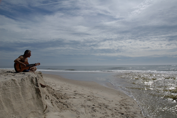 Christoph Mueller  at the cut at Sagg Main Beach on Sunday. 