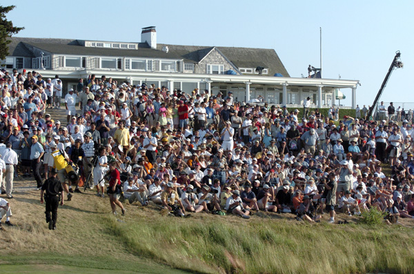 The 2004 U.S. Open at shinnecock Hill Golf Club.