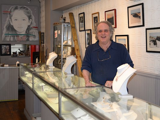 Lee Elliot of Lee Jewelers showcasing some of his merchandise. KYRIL BROMLEY