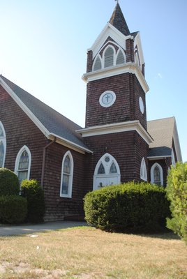 The Hampton Bays United Methodist Church will start being repaired after Christmas. AMANDA BERNOCCO