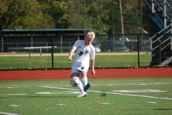 Westhampton Beach senior Jay Brezinski earned All-County and All-Conference honors. DREW BUDD