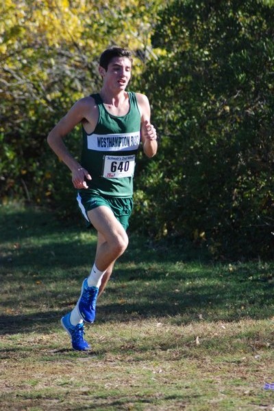 Westhampton Beach senior Jack Ryan won the Class B county title and is heading to states for the first time. DREW BUDD