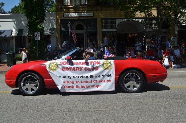 Southampton Village drew a large crowd for the annual Fourth of July parade.