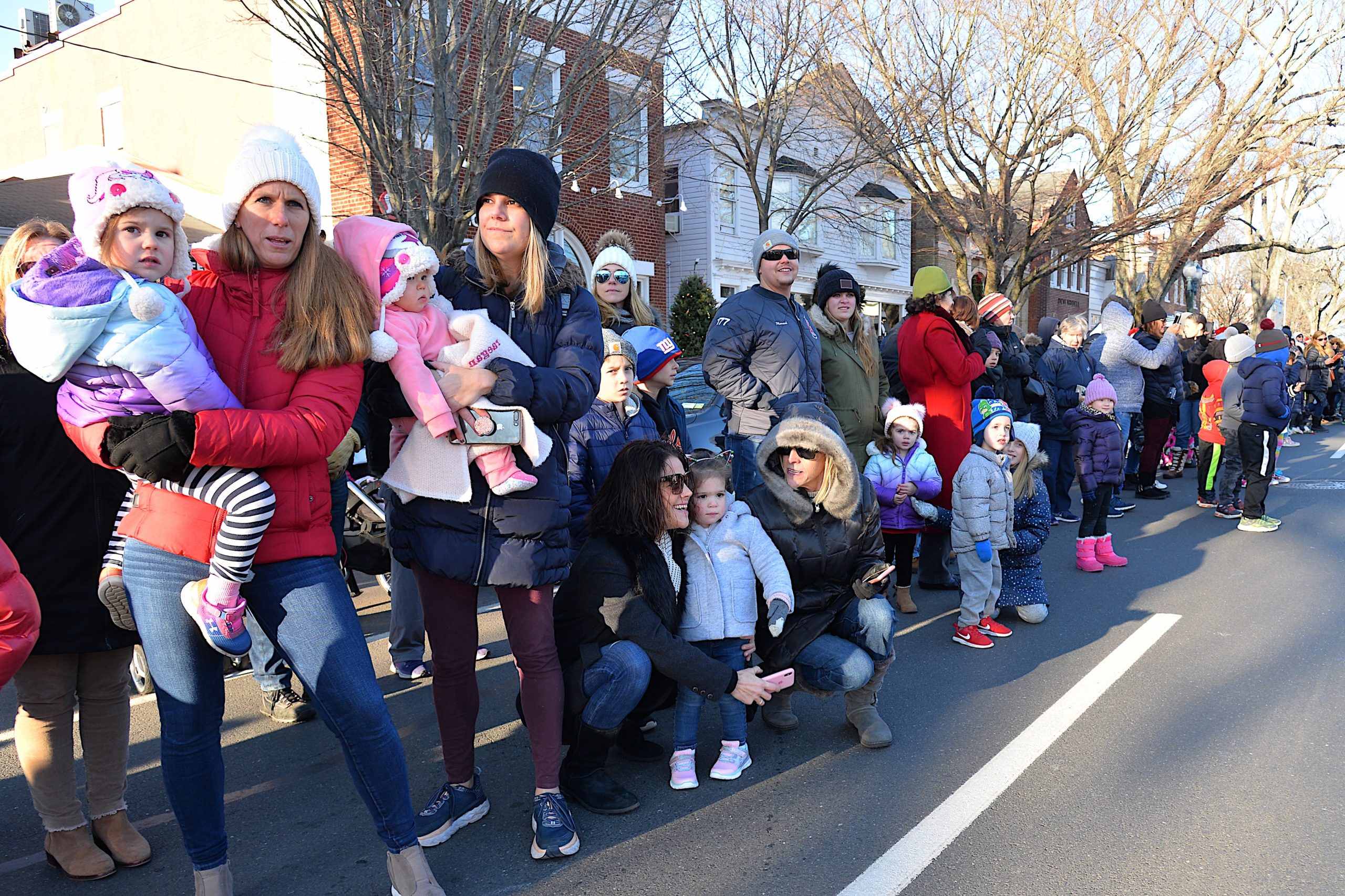 The holiday spirit was on full display Saturday afternoon as the annual Santa parade made its way through East Hampton's Main Street. KYRIL BROMLEY