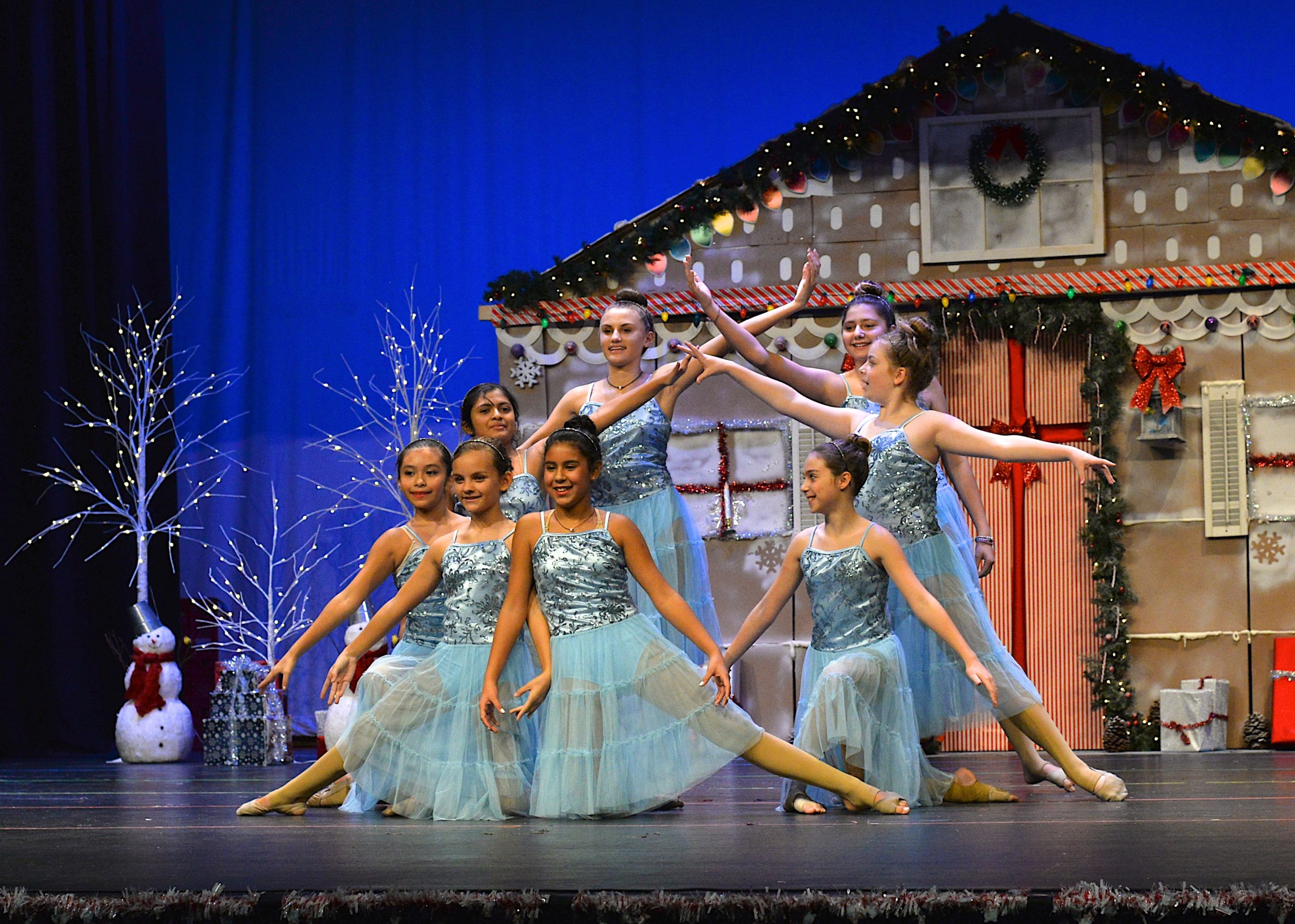 Students from Creative Edge Dance Studio performed in a Holiday Spectacular at the East Hampton High School auditorium on Saturday.  KYRIL BROMLEY 
