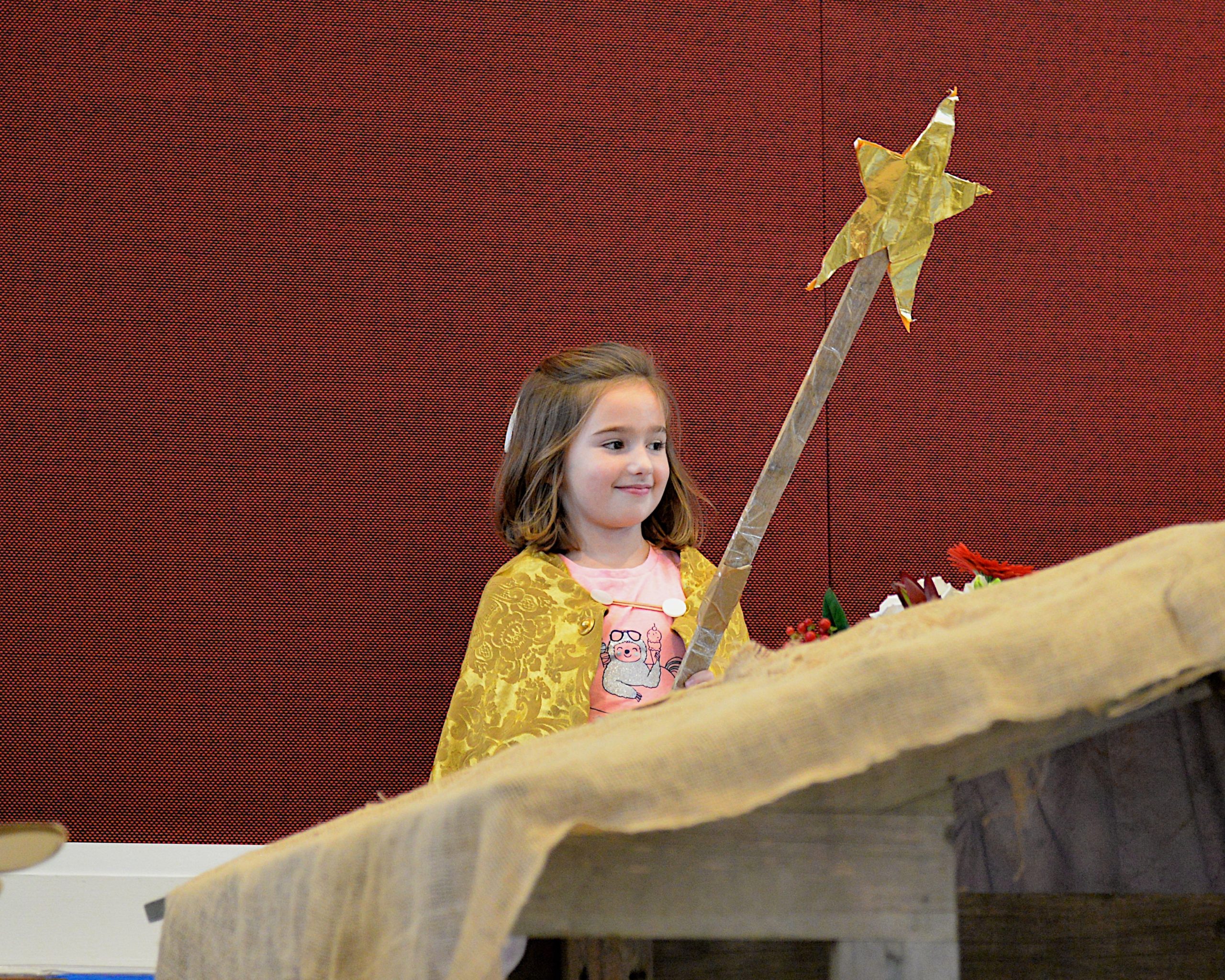 The spirit of Christmas was on full display during the children's pageant at the East Hampton Presbyterian Church on Sunday. KYRIL BROMLEY