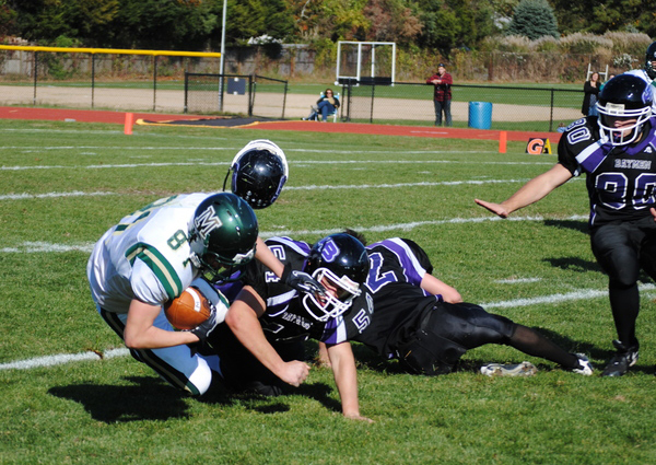 The Baymen caused the Mercy offense trouble all day. BRETT MAUSER PHOTOS