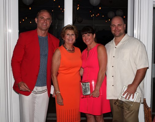  Michael Strebel and Sandra May Sheehan at Family Service League's annual summer gala held at OceanBleu at the Westhampton Beach Bath and Tennis Club on Friday