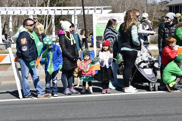 The Hampton Bays St. Patrick's Day Parade.