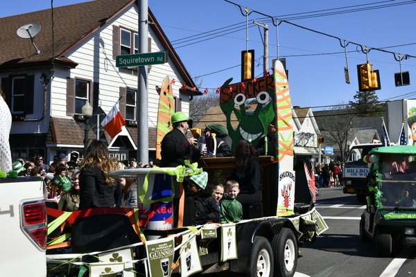 The Hampton Bays St. Patrick's Day Parade.