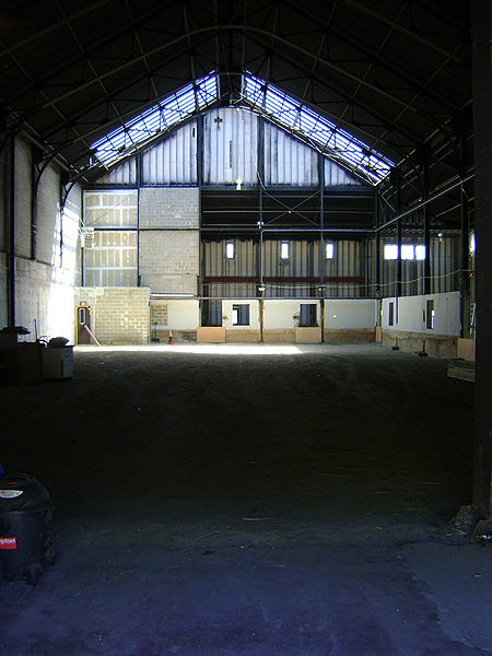 The space where the aquatic center would go in the Montauk Playhouse.