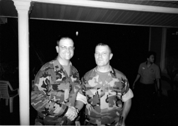 Montgomery Granger with Marine General Lehnert