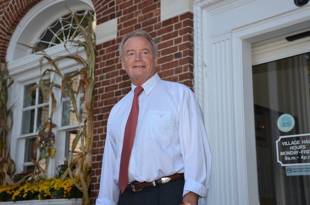 Southampton Village Michael Irving is working to get ahead of major projects within the historic district that add density and pose a threat to the area waterways. GREG WEHNER