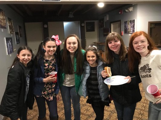 Thea and her Gateway classmates celebrated with a party at Gateway in April 2018. COURTESY THEA FLANZER
