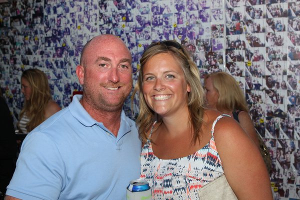 Kirsten and Shawn Mett at the Hearts For Joe fundraiser held at the Boardy Barn in Hampton Bays on Friday