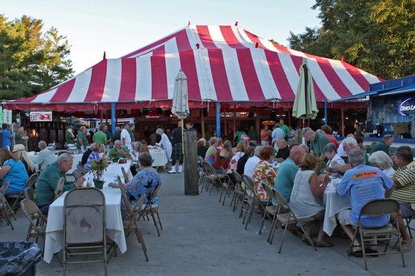  Rose Smith and Eileen O’ Shea at the Hampton Bays St. Patrick’s Day Fundraiser at the Boardy Barn on Saturday