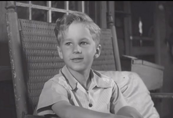 A young Jan Harboy in the film.     COURTESY NATIONAL ARCHIVES