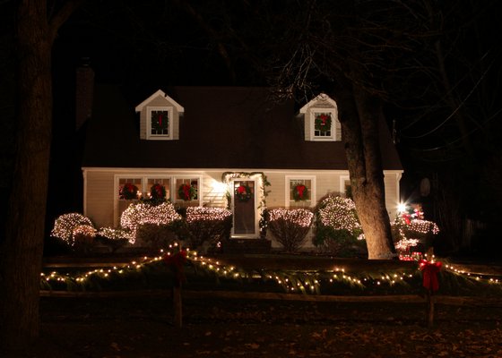 An honorable mention went to the Belson family at 249 Sunset Avenue in the Village of Westhampton Beach Holiday Lighting Contest. Neil Salvaggio