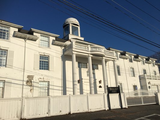 The current 1-800 LAWYERS building on West Water Street in Sag Harbor which Jay Bialsky plans to demolish for the construction of his townhouses.   ELIZABETH VESPE