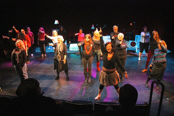 One Billion Rising aims to spread awareness of domestic violence. Last year the event was held at Bay Street Theater