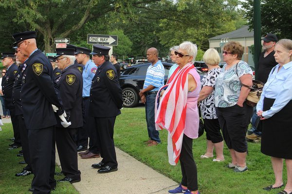 The 9/11 memorial service on Tuesday evening in East Hampton.