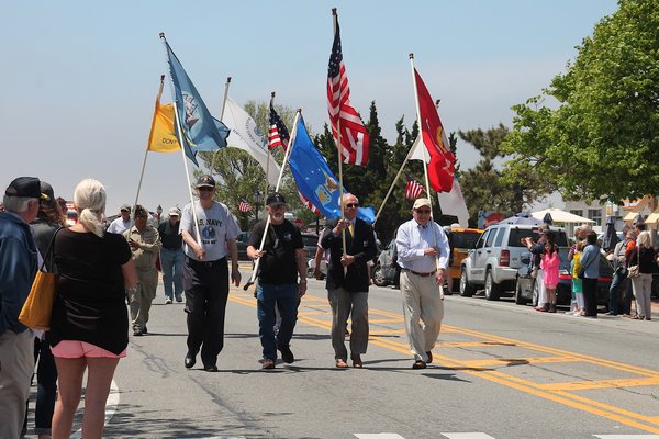 Memorial Day Services in Montauk on Monday afternoon.
