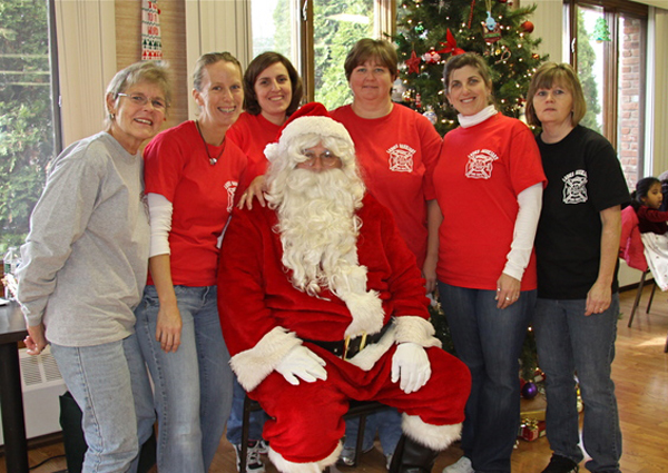 Springs Fire Department Ladies Auxiliary members