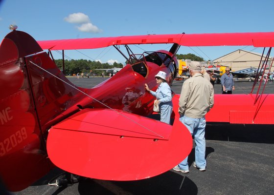 Vintage aircraft were on display for visitors at Just Plane Fun Day a