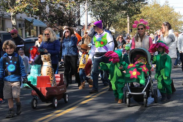 The Sag Harbor Rag-A-Muffin parade on Sunday.