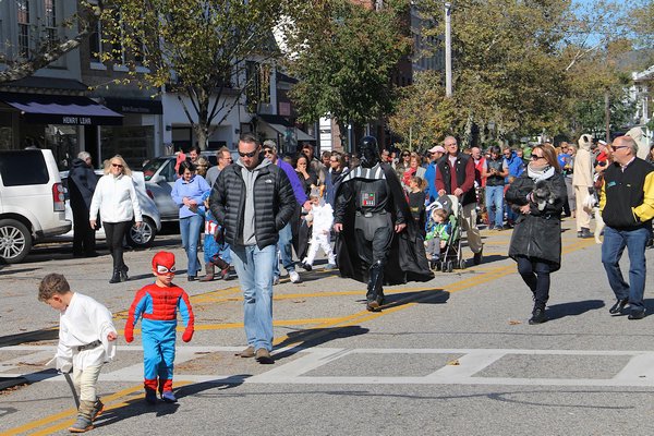 The Sag Harbor Rag-A-Muffin parade on Sunday.