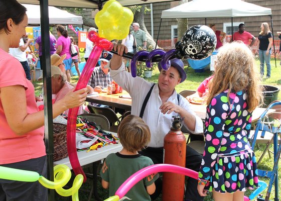 The Amagansett Presbyterian Church Fair is a popular community event every year.