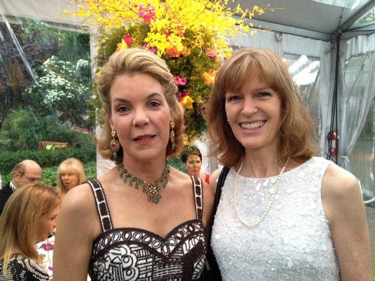 Helena Martinez and Susan Whipple-Wald at Wildlife Conservation Gala. Gregory W. D'Elia