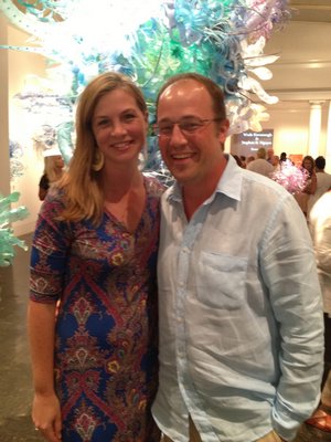 Kristi and David Avram at the Southampton Center. Gregory W. D'Elia