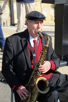  a World War II veteran and saxophonist